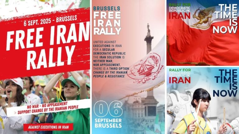 Brussels Free Iran Rally - September 6, 2025