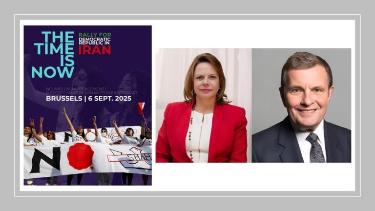 Join the Brussels Free Iran Rally – September 6, 2025 – Voices of Support from David Jones and Ana Helena Chacón Echeverría