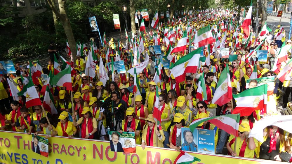 New York Rally - Sept 23, 2025 - Thousands demand change in Iran — no to dictatorship, yes to freedom