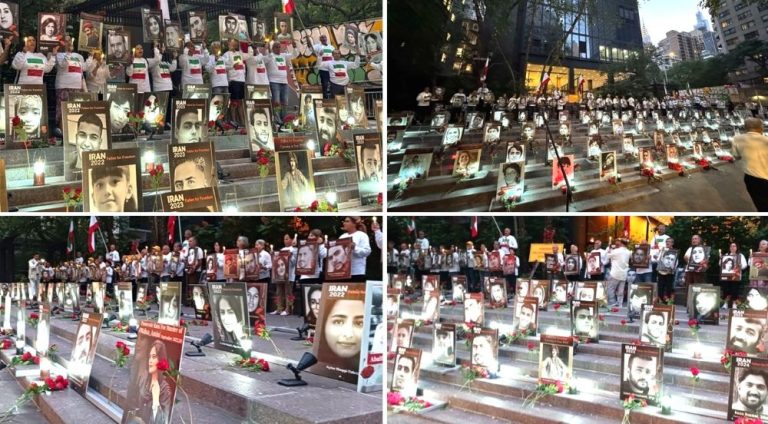 On September 19, 2025, Iranian-American communities held a poignant candlelight vigil outside the UN in New York, protesting the Iranian regime's presence and commemorating victims of its brutality.