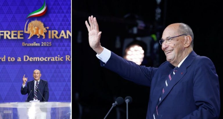 Former EU Parliament VP Alejo Vidal-Quadras addresses the Brussels Free Iran Rally–September 6, 2025