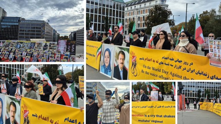 Oct 11, 2025 - Iranians in Oslo protest against executions in Iran on the second day of rallies