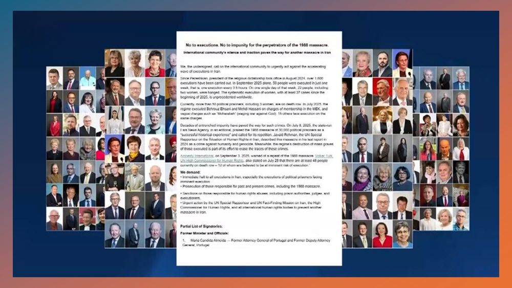 World Figures Condemn Iran’s Execution Surge, Urge Global Action to End Killings