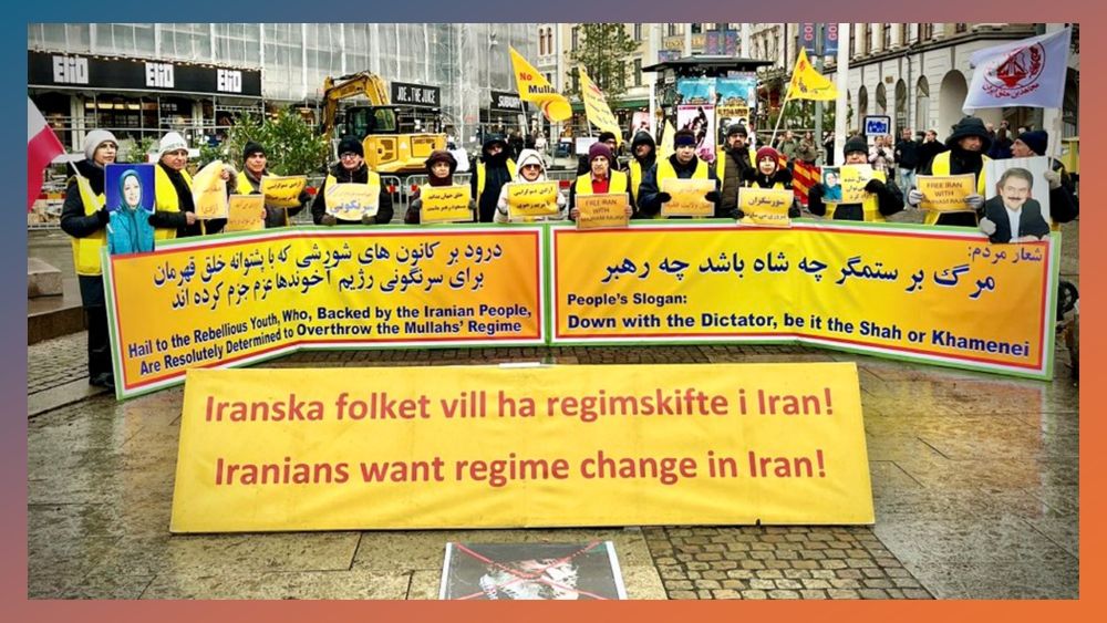 Gothenburg Rally Condemns Iran’s Human Rights Abuses and Firmly Backs the Iranian Resistance - Nov 22, 2025