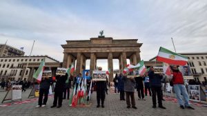 Supporters of PMOI/MEK rally in Berlin, calling for an end to executions in Iran - Dec 6, 2025