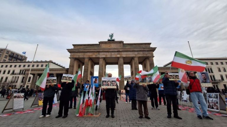 Supporters of PMOI/MEK rally in Berlin, calling for an end to executions in Iran - Dec 6, 2025