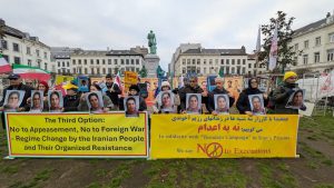 Brussels – Supporters of the Iranian Resistance rally against executions in Iran - Dec 3, 2025