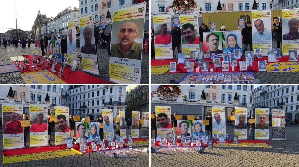 Copenhagen rally denounces Iran’s executions, marks 100th “No to Executions” week