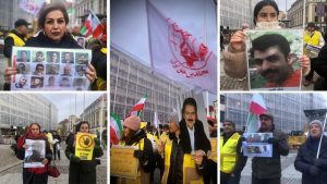 Gothenburg, Sweden – November 29, 2025: Supporters of the People’s Mojahedin Organization of Iran (PMOI/MEK) staged a rally against the Iranian regime’s dictatorship.