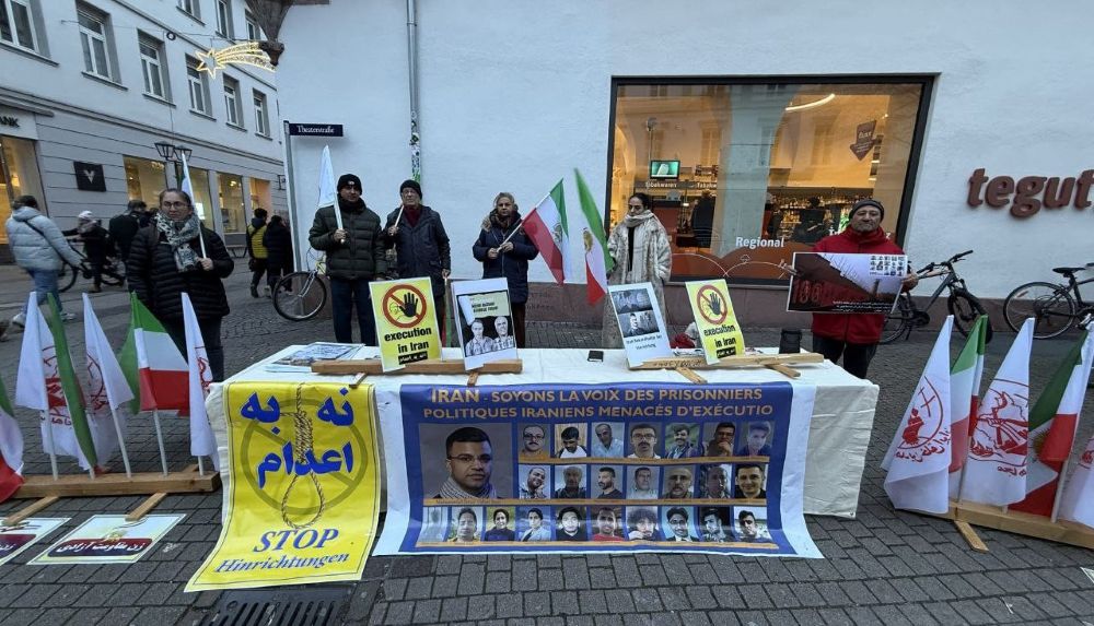 Germany – December 23, 2025: Heidelberg rally backs “No to Execution Tuesdays” and demands justice in Iran.
