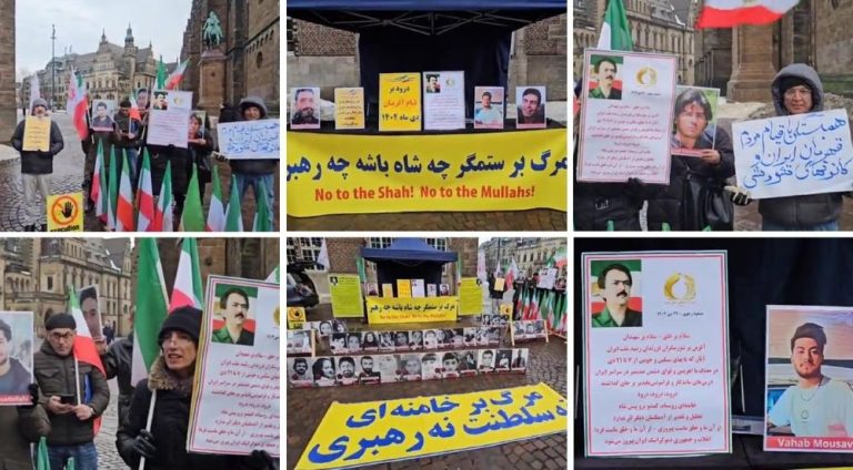 Supporters of the MEK rally in Bremen, standing in solidarity with Iran’s nationwide uprising – Jan 13, 2026