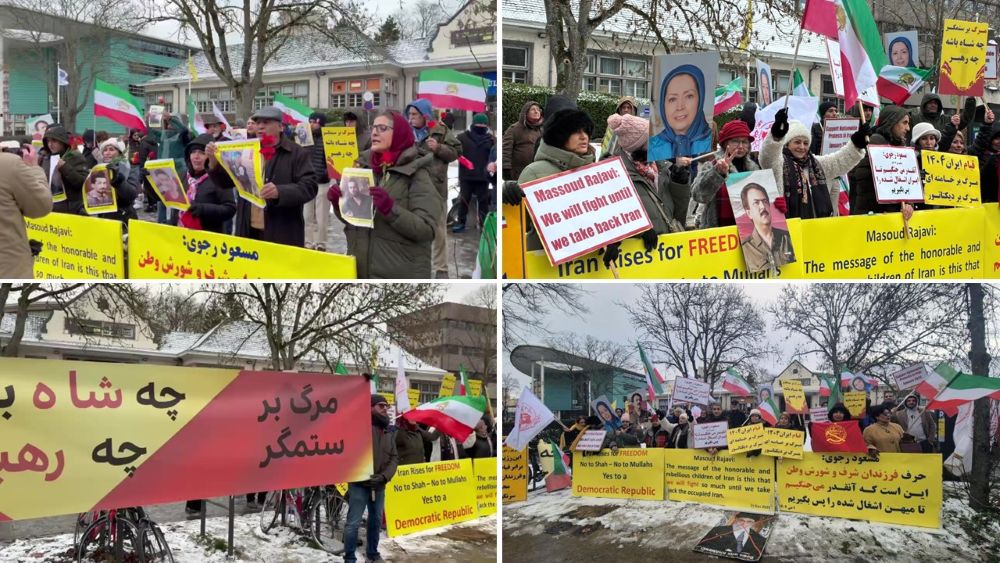 January 3, Brussels – Iranians rally in support of the nationwide protests in Iran.