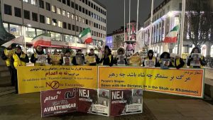 Gothenburg: Iranians mark 104 weeks of “No to Execution Tuesdays,” supporting the Iran uprising.