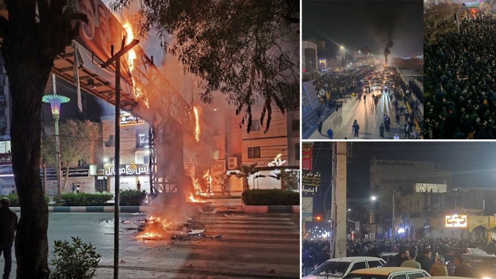 Iran uprising Day 12, January 8, 2026: Protesters clash with regime forces amid nationwide strikes and internet blackout.