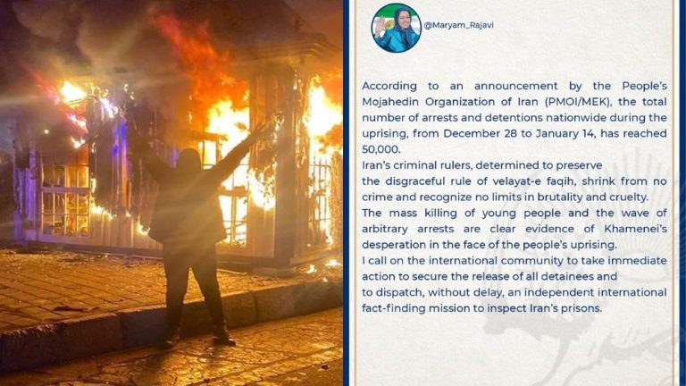 Judiciary orders executions amid Tehran clashes and 50k arrests.