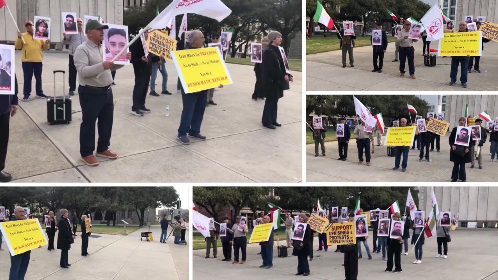 Iranian Americans in Dallas support Iran’s uprising — January 4, 2026.