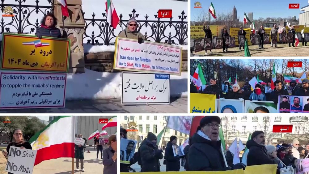 Iran Resistance supporters rally in Oslo, Ottawa, Dallas, and Atlanta, standing for freedom, democracy, and an end to executions.