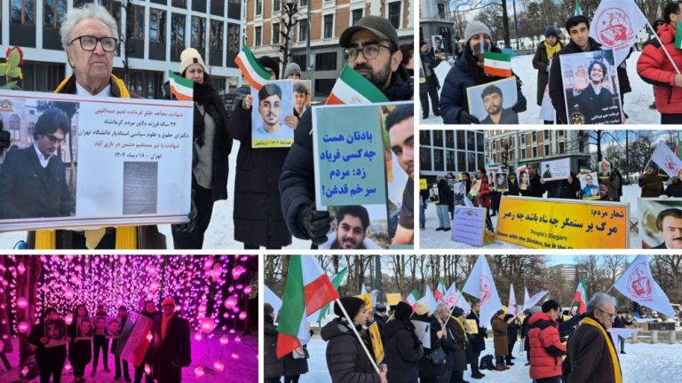 Iranian Resistance supporters in Oslo laid flowers and lit lanterns to honor the January 2026 martyrs and reject dictatorship in Iran.