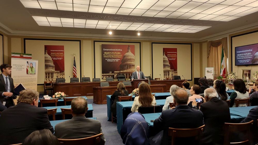 Bipartisan US congressional briefing highlighting support for the NCRI Provisional Government and Iran’s democratic transition.