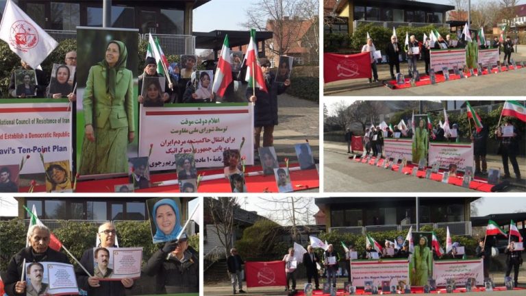 Copenhagen rally backing the NCRI provisional government and calling for a democratic republic in Iran.