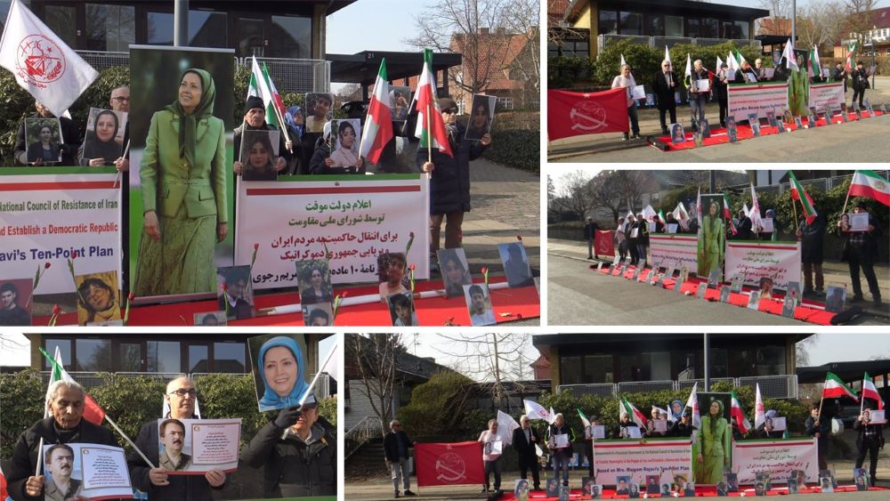 Copenhagen rally backing the NCRI provisional government and calling for a democratic republic in Iran.