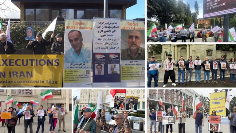 Global protests across the US and Europe condemn the execution of MEK political prisoners, warning of further executions and demanding freedom for all political detainees.