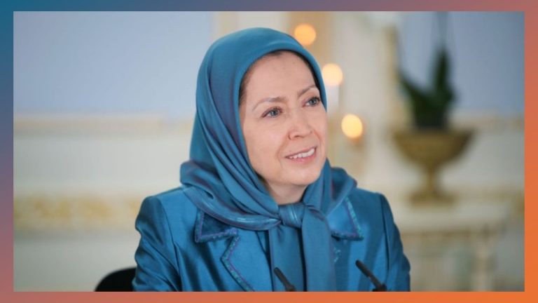Maryam Rajavi delivers a message declaring the end of religious despotism and calling for a democratic republic in Iran.