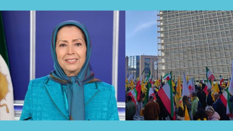 Maryam Rajavi urges EU to recognize Iran’s democratic alternative at Brussels rally.