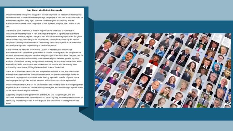 Over 1,000 global figures back NCRI and Iran’s democratic transition plan
