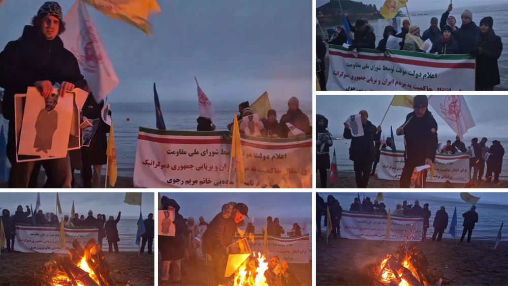Iranians in Oslo celebrate Chaharshanbe Suri, calling for freedom and rejecting all forms of dictatorship.