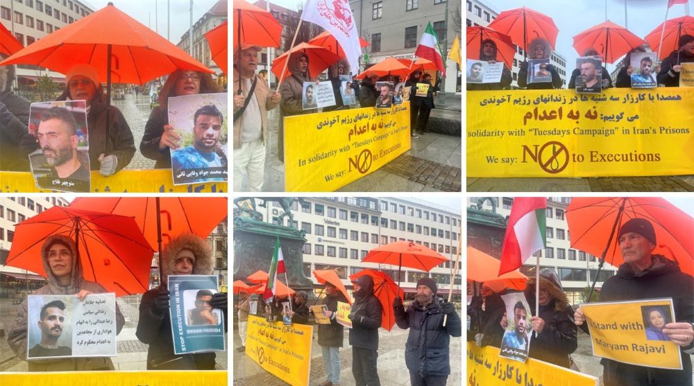 Sweden – April 14, 2026: MEK supporters in Gothenburg marked 116 weeks of #NoToExecutionTuesdays.