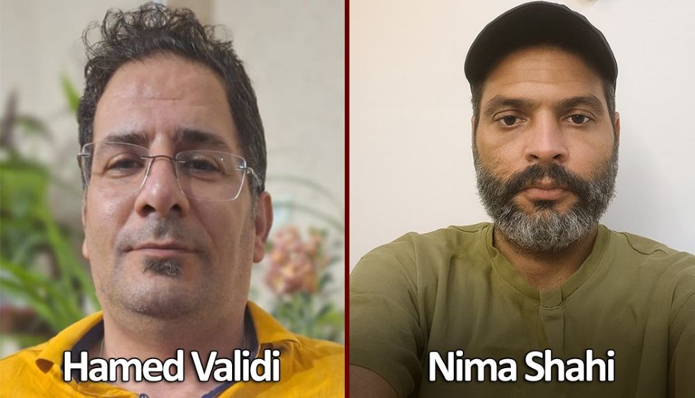 Hamed Validi and Nima Shahi, two PMOI members executed by the Iran regime on April 20, 2026.