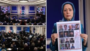 Maryam Rajavi addresses international conference near Paris condemning Iran executions and backing democratic alternative