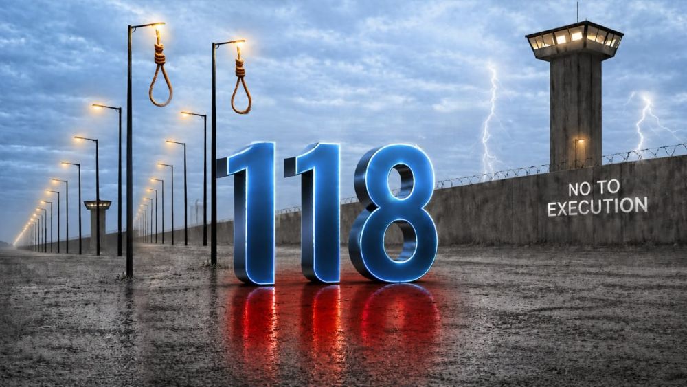 Week 118 of the “No to Execution Tuesdays” campaign in Iran—prisoners in 56 prisons protest executions with hunger strikes.
