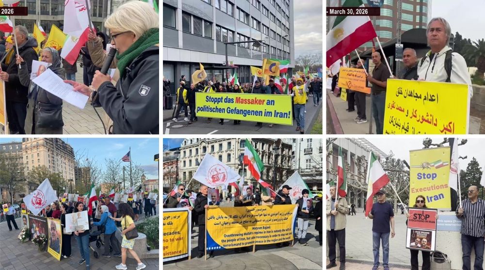 March 30–April 5, 2026: Iranian Resistance supporters rally across U.S., Canada, and Europe, condemning executions and demanding accountability from the Iranian regime.