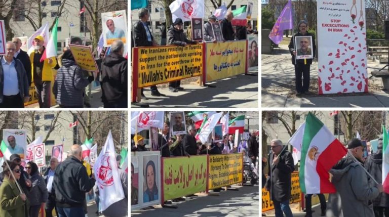 Toronto Rally, April 11, 2026: Condemning Iran Regime's Executions of PMOI Prisoners & January Uprising Protesters.