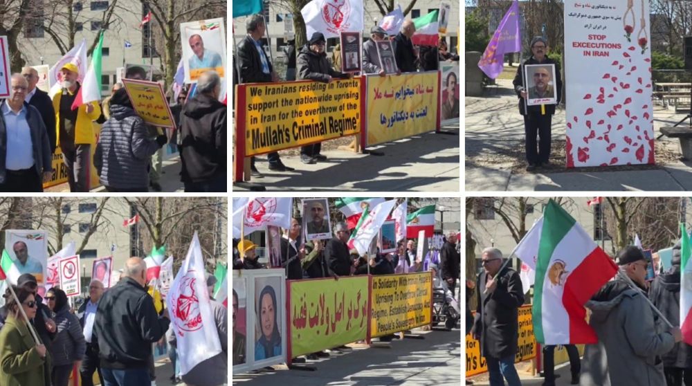 Toronto Rally, April 11, 2026: Condemning Iran Regime's Executions of PMOI Prisoners & January Uprising Protesters.