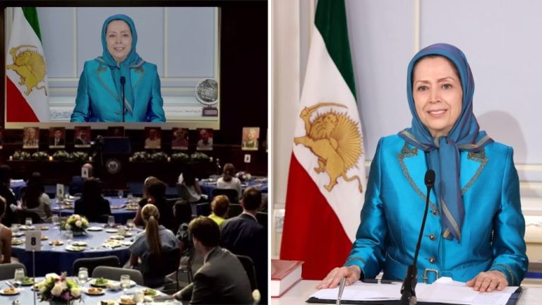 Mrs. Rajavi addresses the U.S. Senate briefing on Iran, emphasizing the role of the Iranian people and organized resistance in achieving freedom.