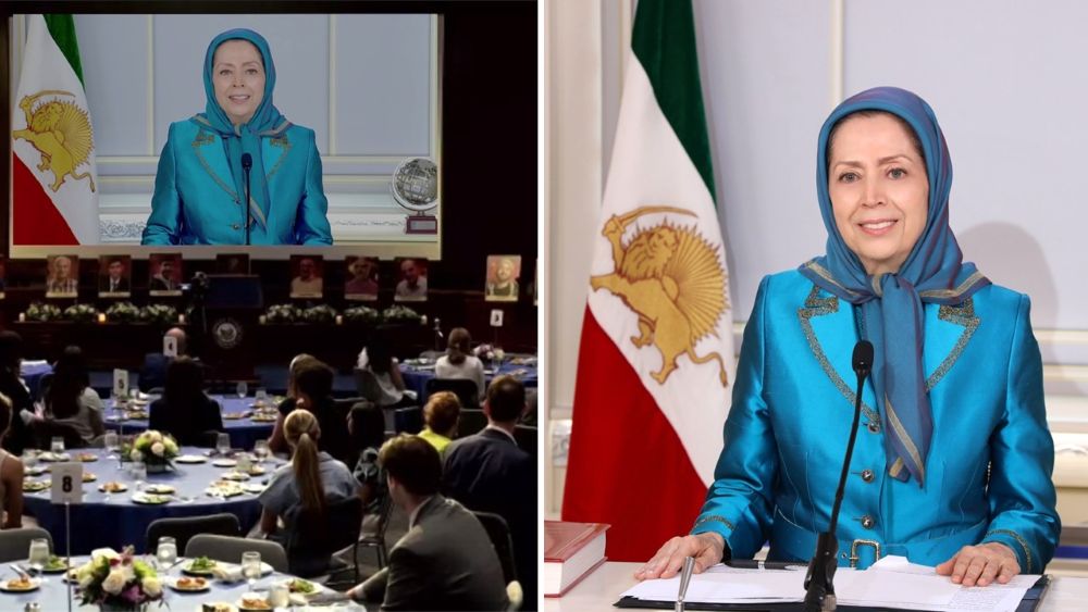 Mrs. Rajavi addresses the U.S. Senate briefing on Iran, emphasizing the role of the Iranian people and organized resistance in achieving freedom.