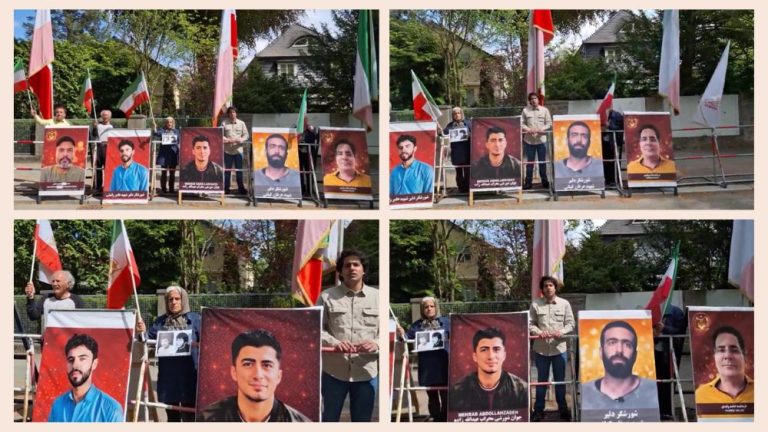 Day 65 in Berlin: Protesters rally against executions in Iran, calling for decisive international action.