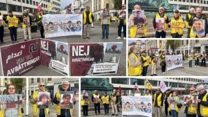 Sweden – May 12, 2026: MEK supporters in Gothenburg marked 120 weeks of #NoToExecutionTuesdays.