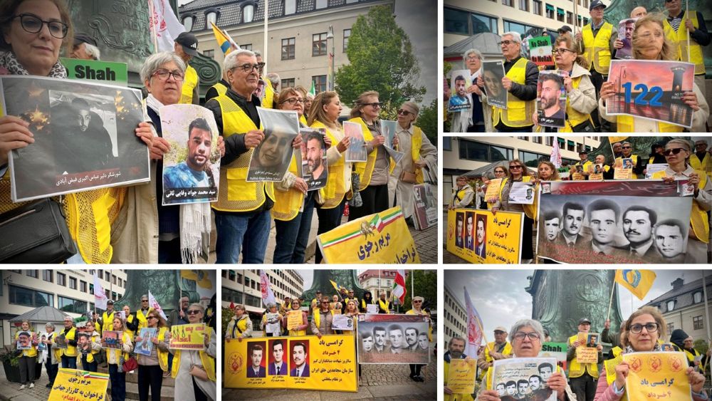 Sweden – May 26, 2026: MEK supporters in Gothenburg marked 122 weeks of #NoToExecutionTuesdays and honored PMOI founders.