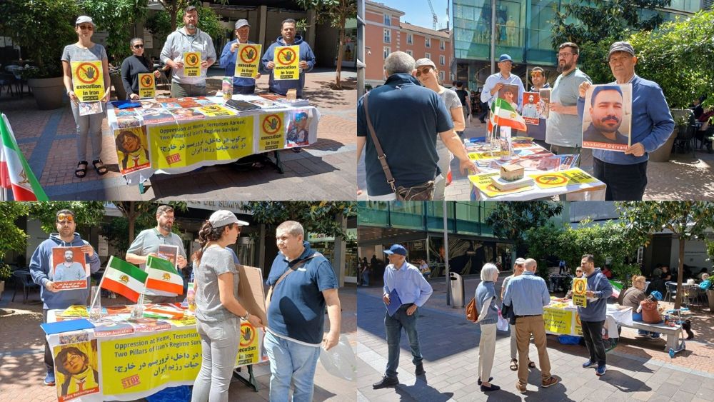 Supporters of the Iranian Resistance gather in Lugano, Switzerland, to condemn executions in Iran and urge global action against the regime.