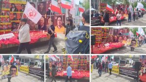 Vancouver, May 9, 2026 — MEK supporters rally to condemn executions in Iran and back NCRI as a democratic alternative.