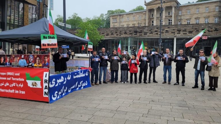 Supporters of the MEK in Wuppertal condemn Iran’s executions and call for action and participation in the June 20 Paris rally.