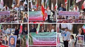 Aarhus, June 6, 2026 —Supporters of the MEK rally to condemn executions in Iran and back NCRI as a democratic alternative.