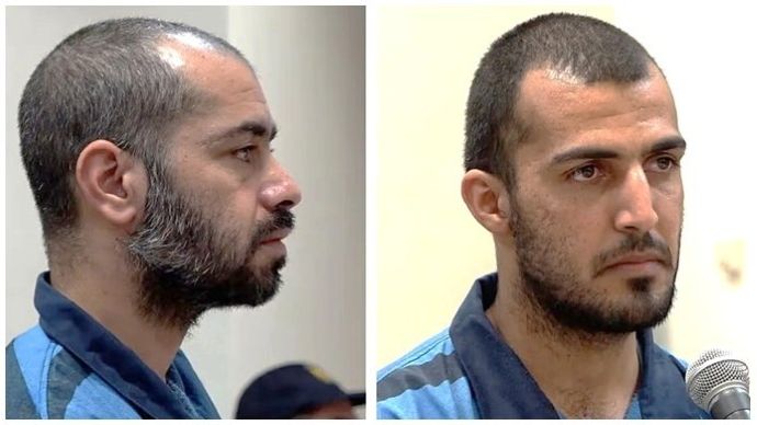 Ashkan Maleki (left) and Mehrdad Mohammadi Nia