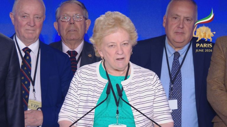 Baroness Nuala O’Loan says the Paris rally ban reflects a failed appeasement policy and calls for stronger support for democratic change in Iran.