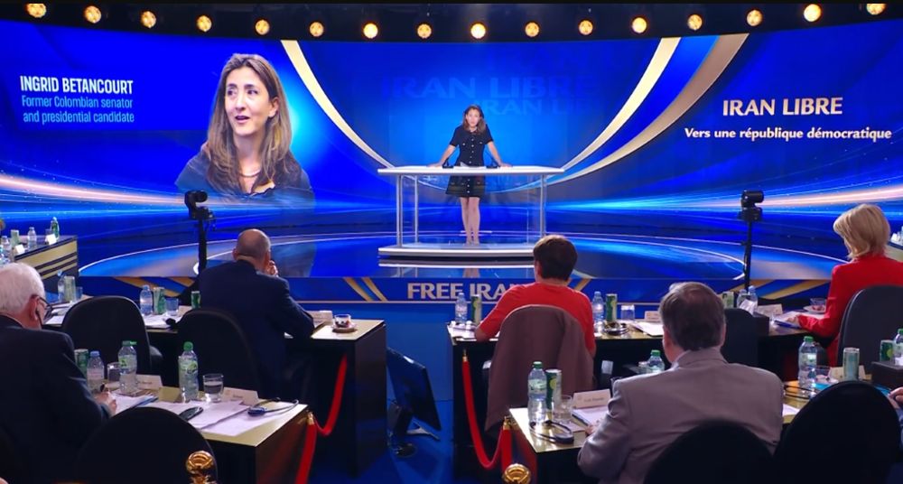 Ingrid Betancourt condemns France rally ban, backs Maryam Rajavi, and warns against appeasing Iran’s regime.