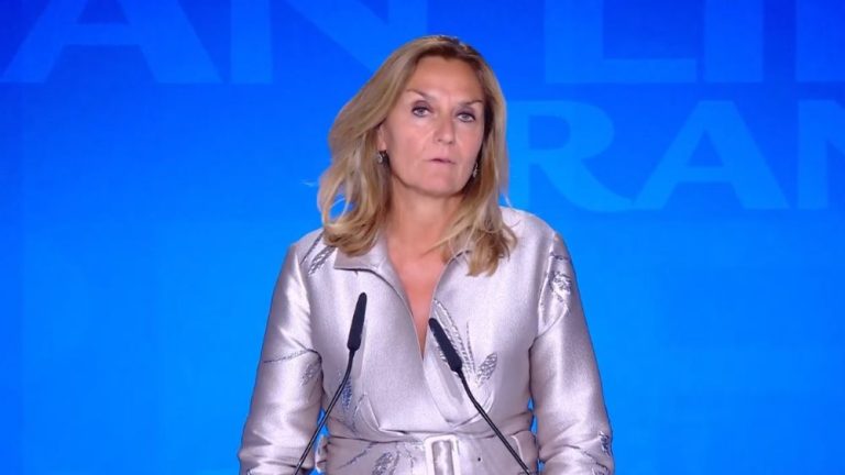 Belgian MP Kathleen Depoorter addresses the Free Iran 2026 Summit in Paris, urging an end to appeasement.